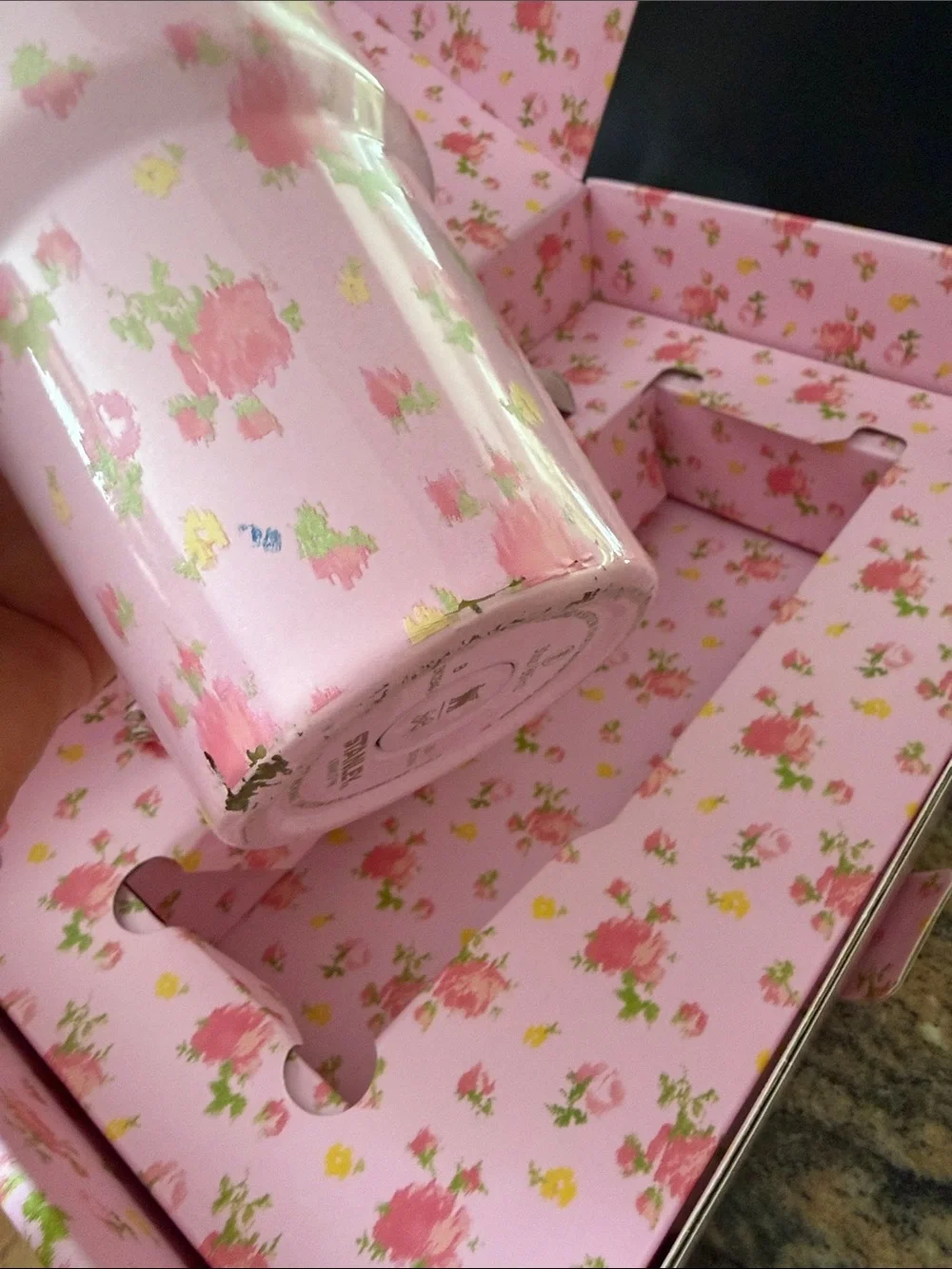 Love Shack Fancy Stanley Collab 30oz Pink Floral Tumbler with Bow Straw Topper - Picture 5 of 14